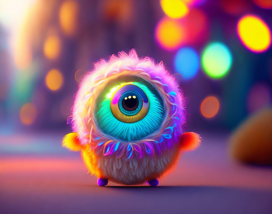 Creepy Cute Creature with extremely large eye