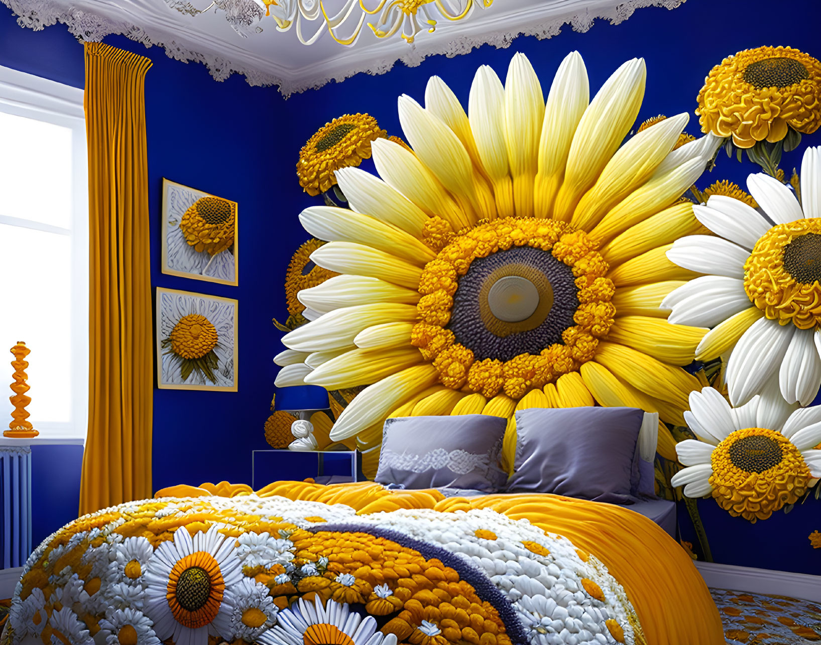 Sun Flower Bed