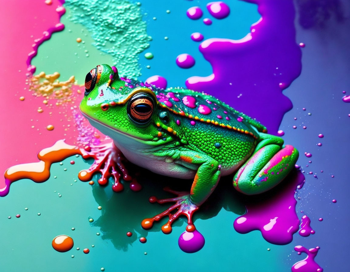 Artist Frog