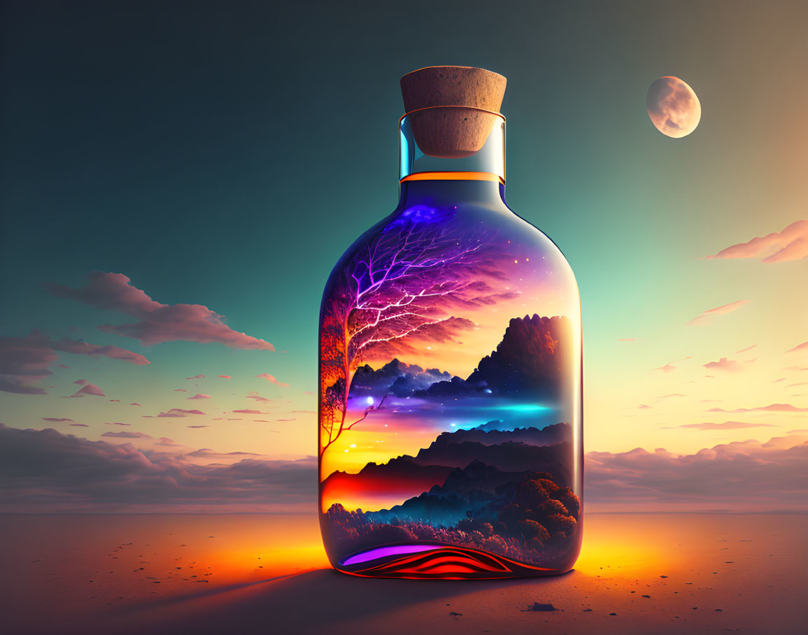 Bottle On The Beach