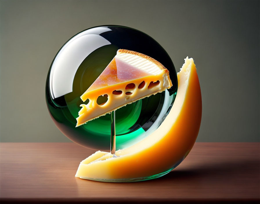 Cheese with Holes and Banana Merging on Glass Sphere