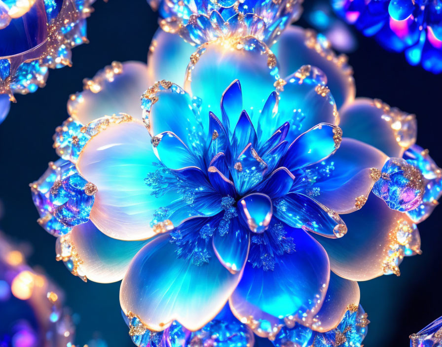 Crystal Flower  Deep Dream Generator