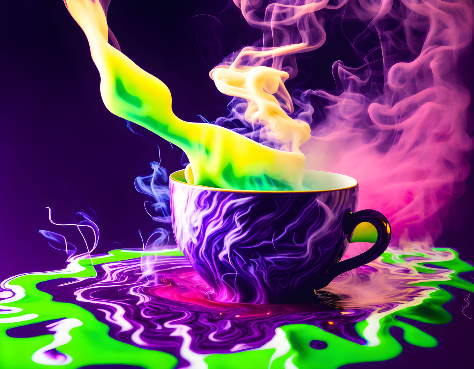 Psychedelic Cup Of Tea