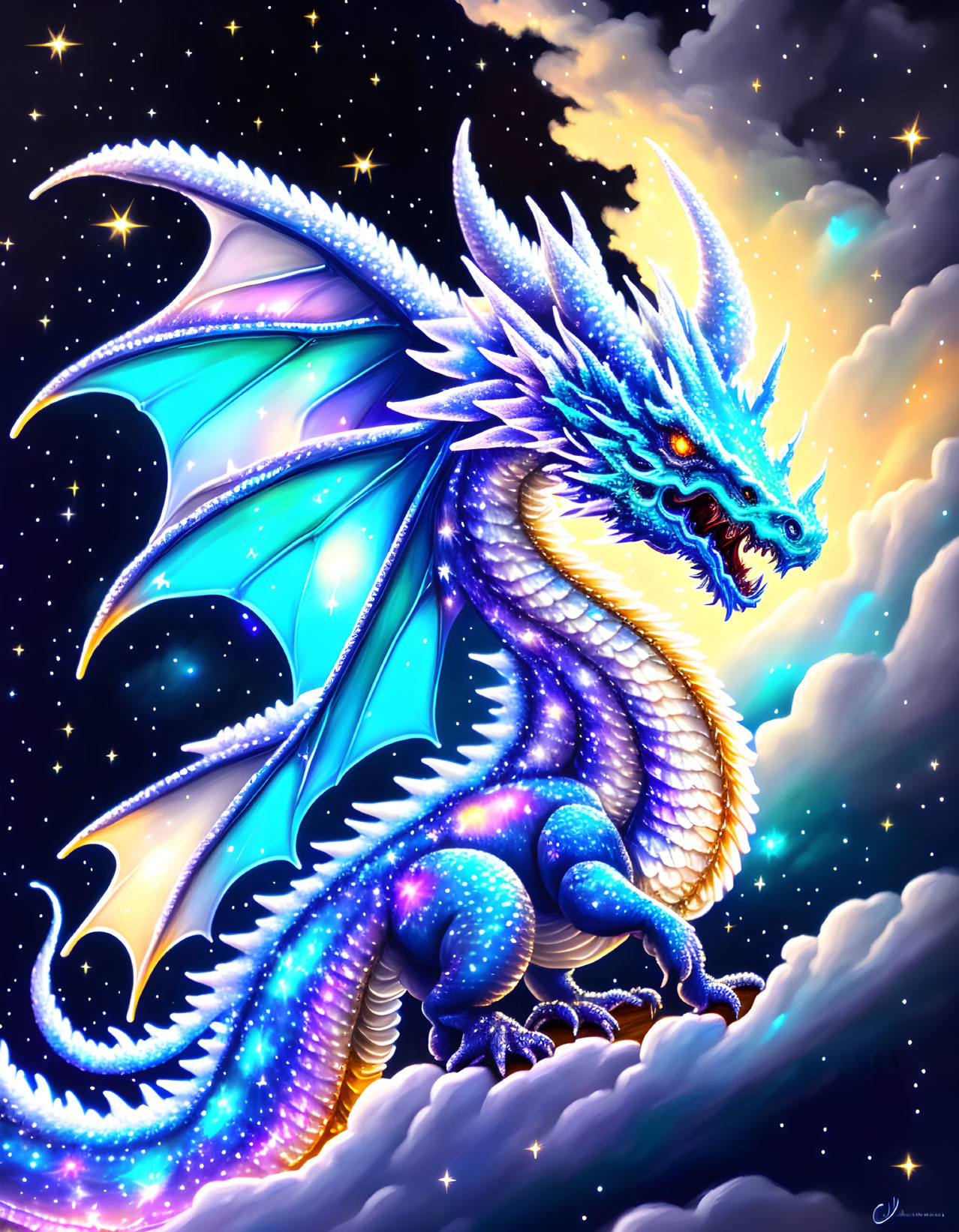 Young Blue Dragon