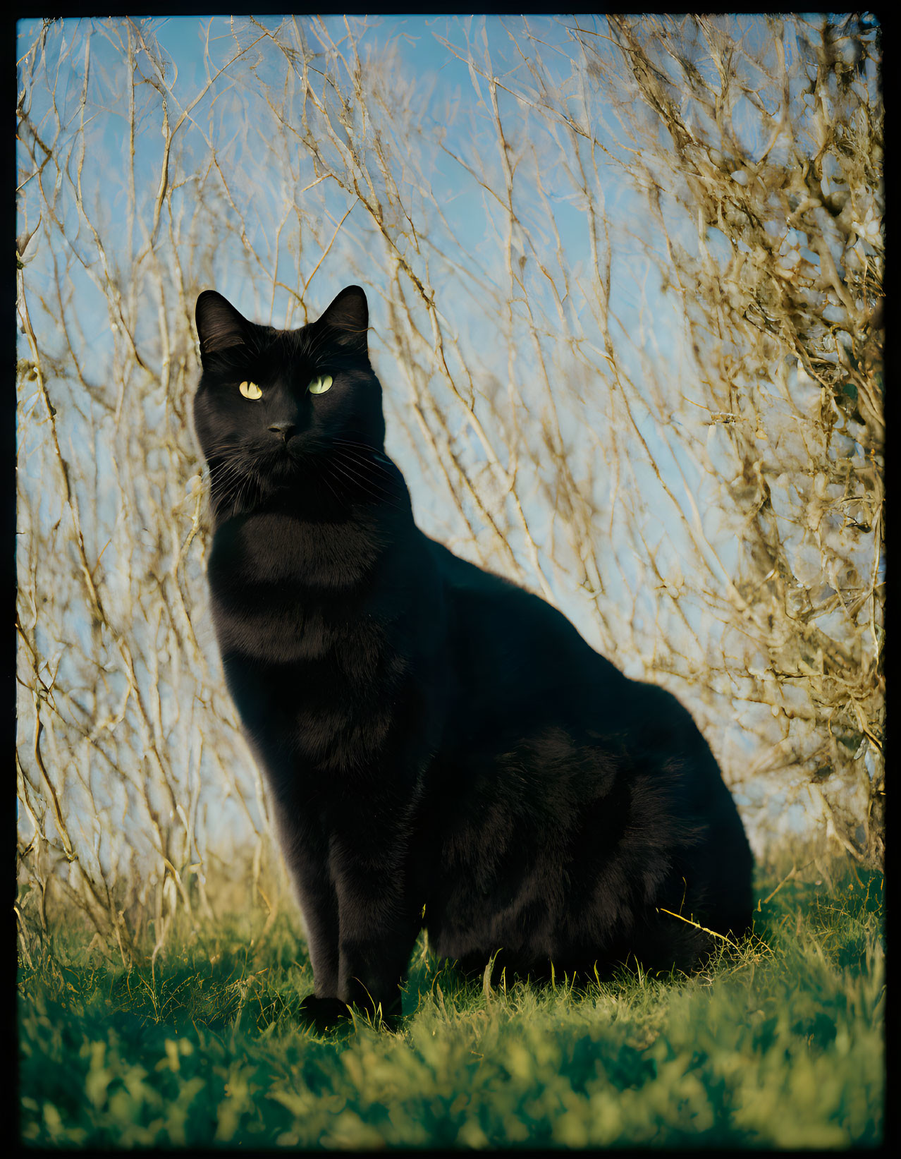 Big Magical Black Cat