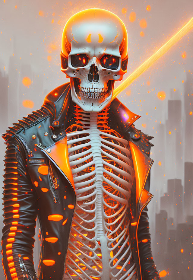 Glowing Skeletor