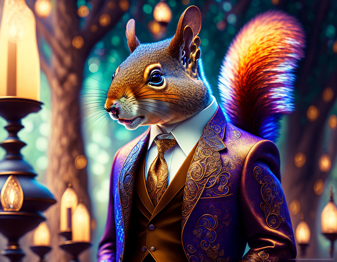Squirrel In A Suit