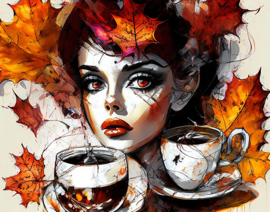 Autumn coffee