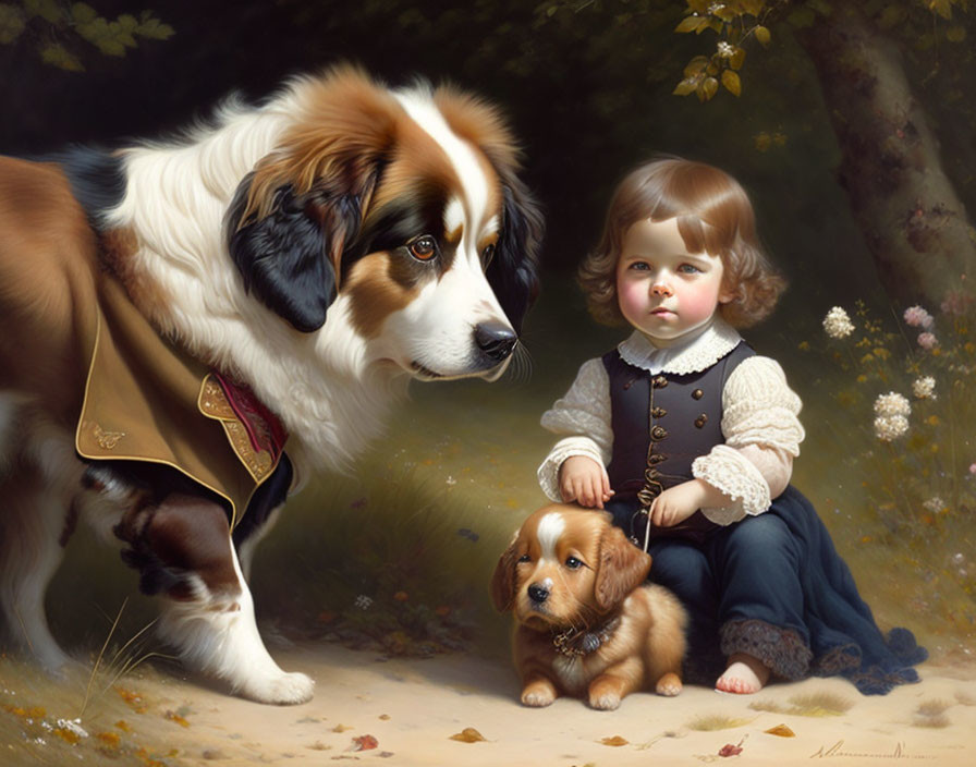 children and dogs