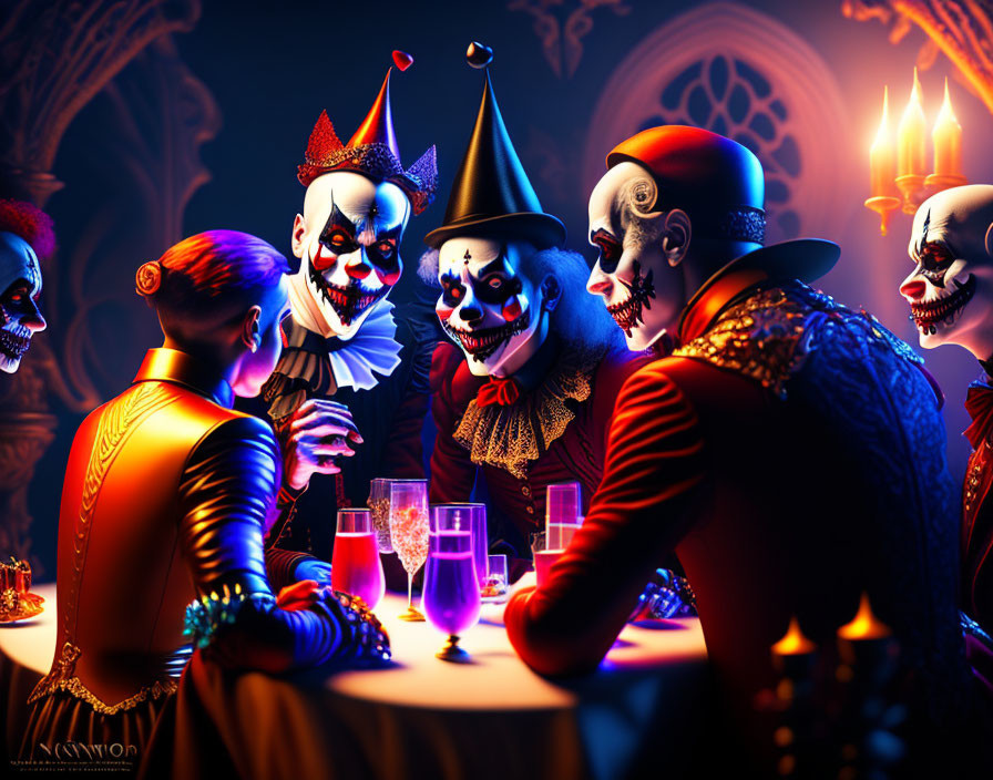 Meeting of the Clowns