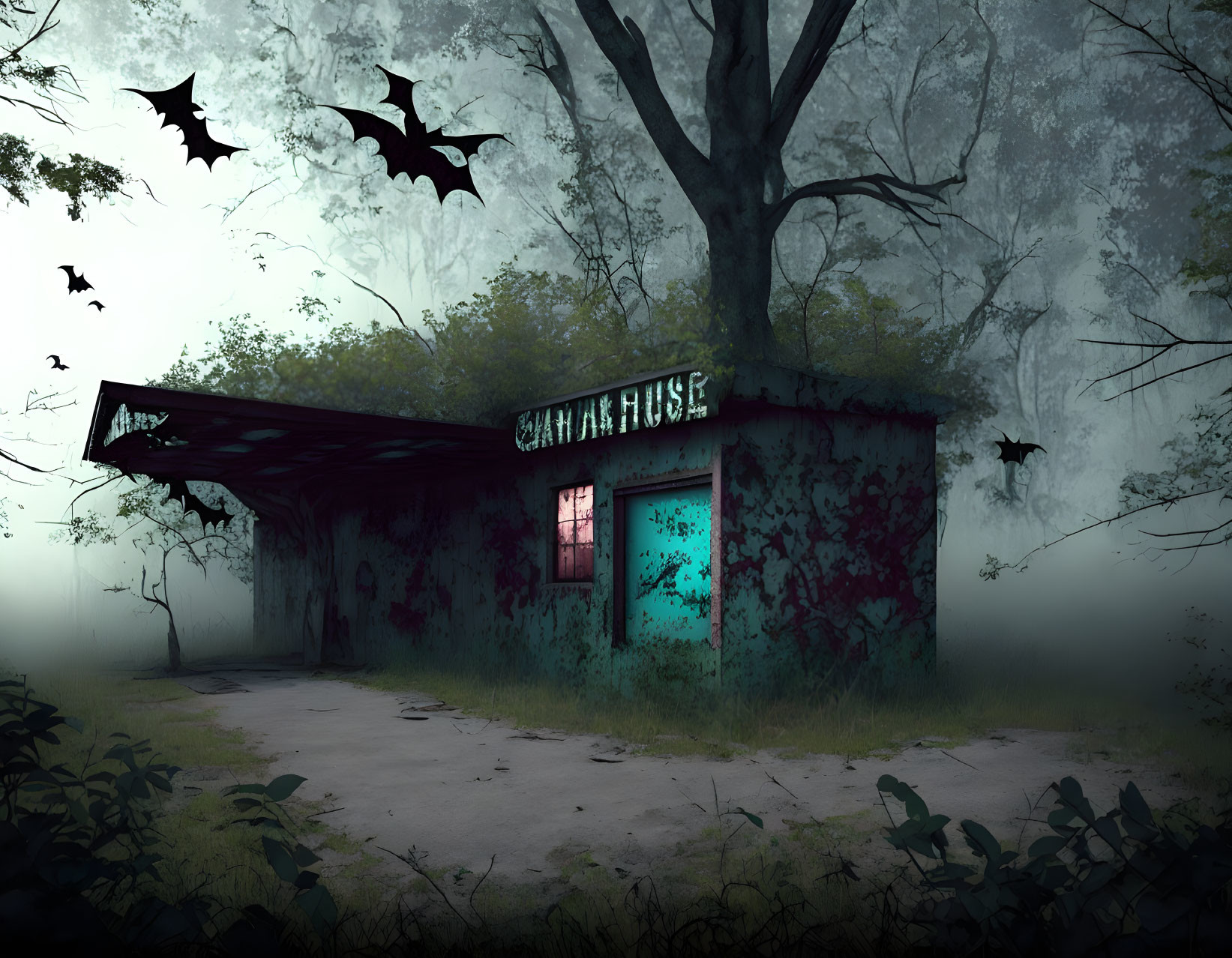 horror gas station © Gerald B.
