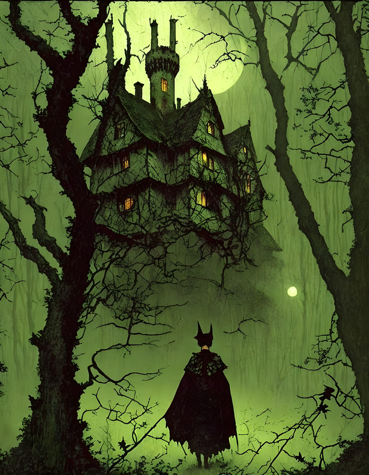 horror castel and witch © Gerald B. 