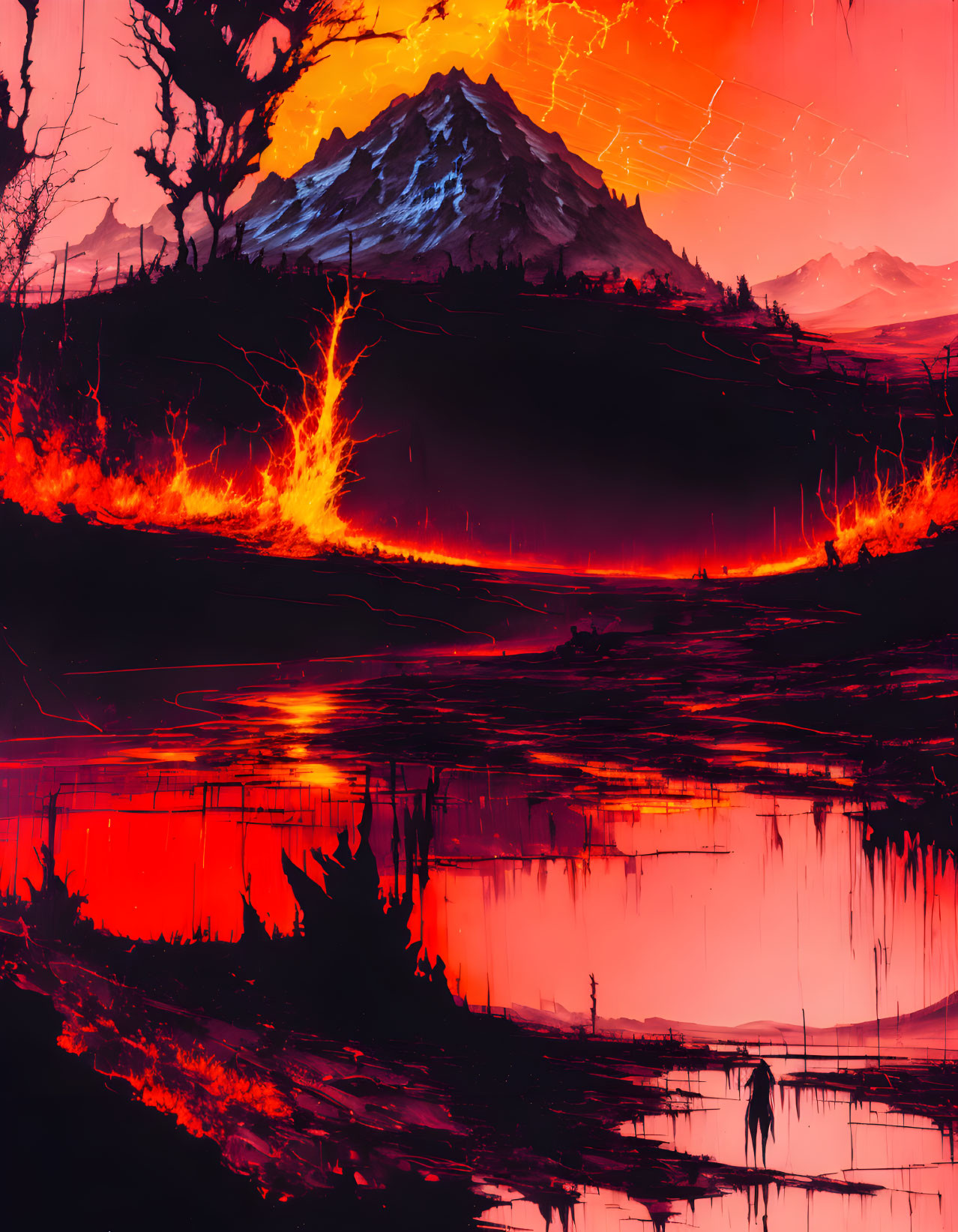 Mount Rainier erupting © Gerald B.