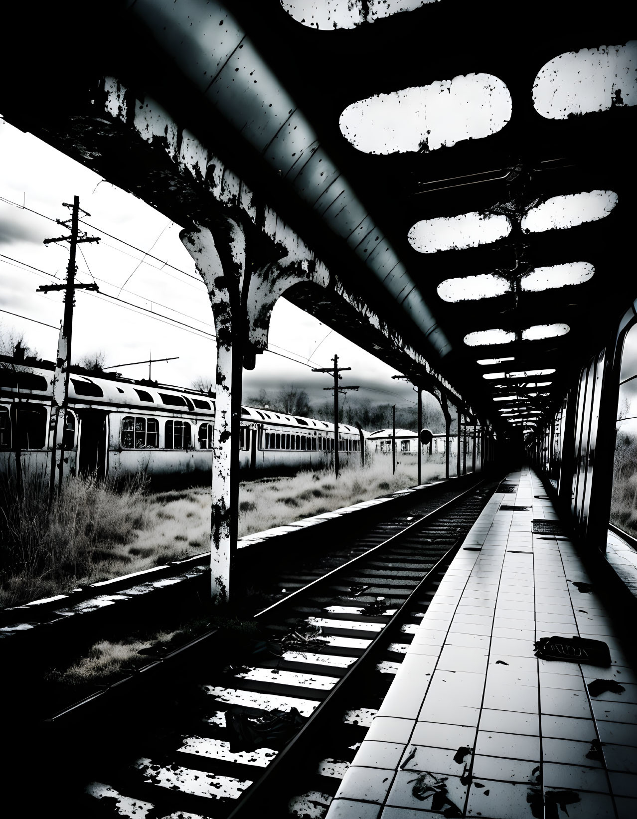  train in an abandoned © Gerald B.