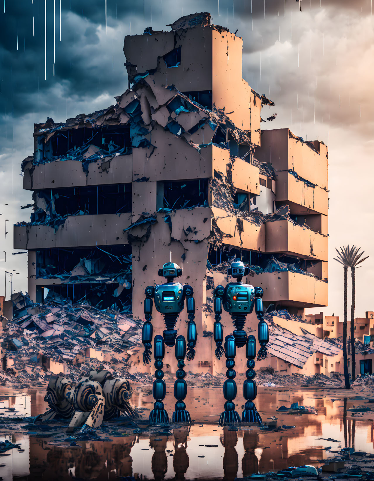 Humans vs Robots. © Gerald B.