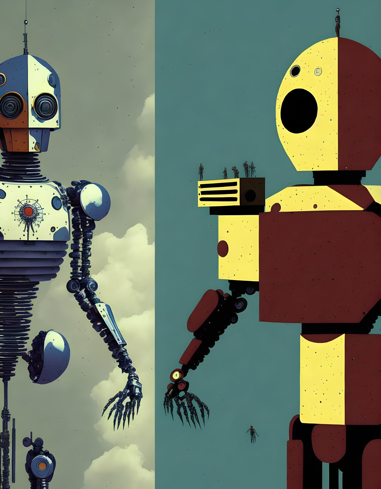 Humans vs Robots © Gerald B. 