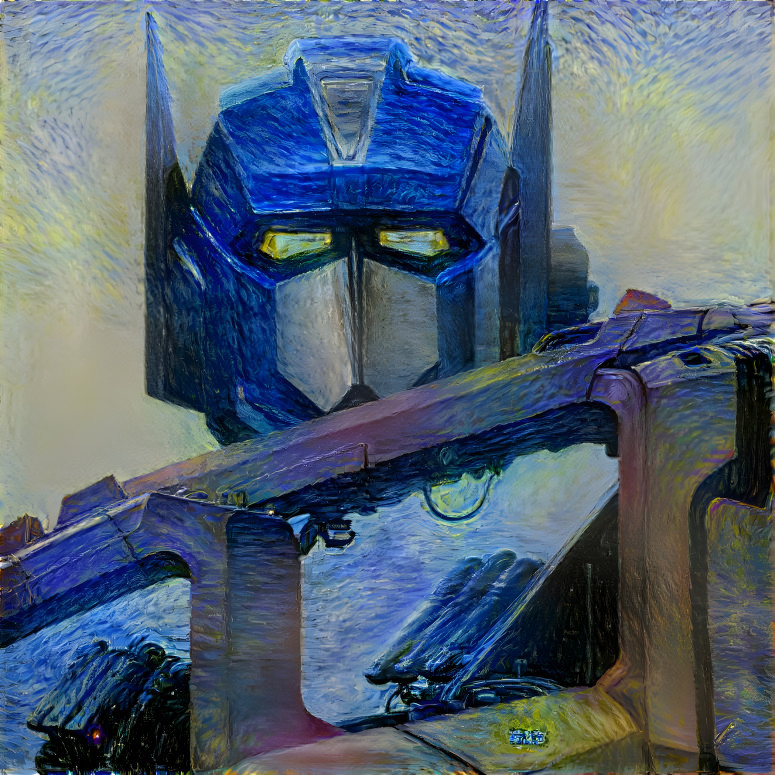 Portrait of the Optimus Prime