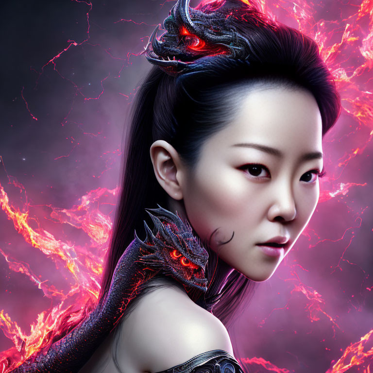 Zhang Ziyi as Dark Dragon Lady 76