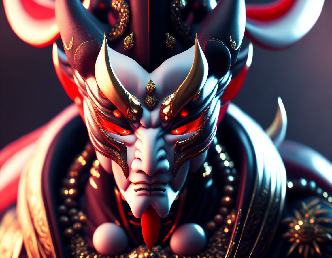 Japanese Demon God