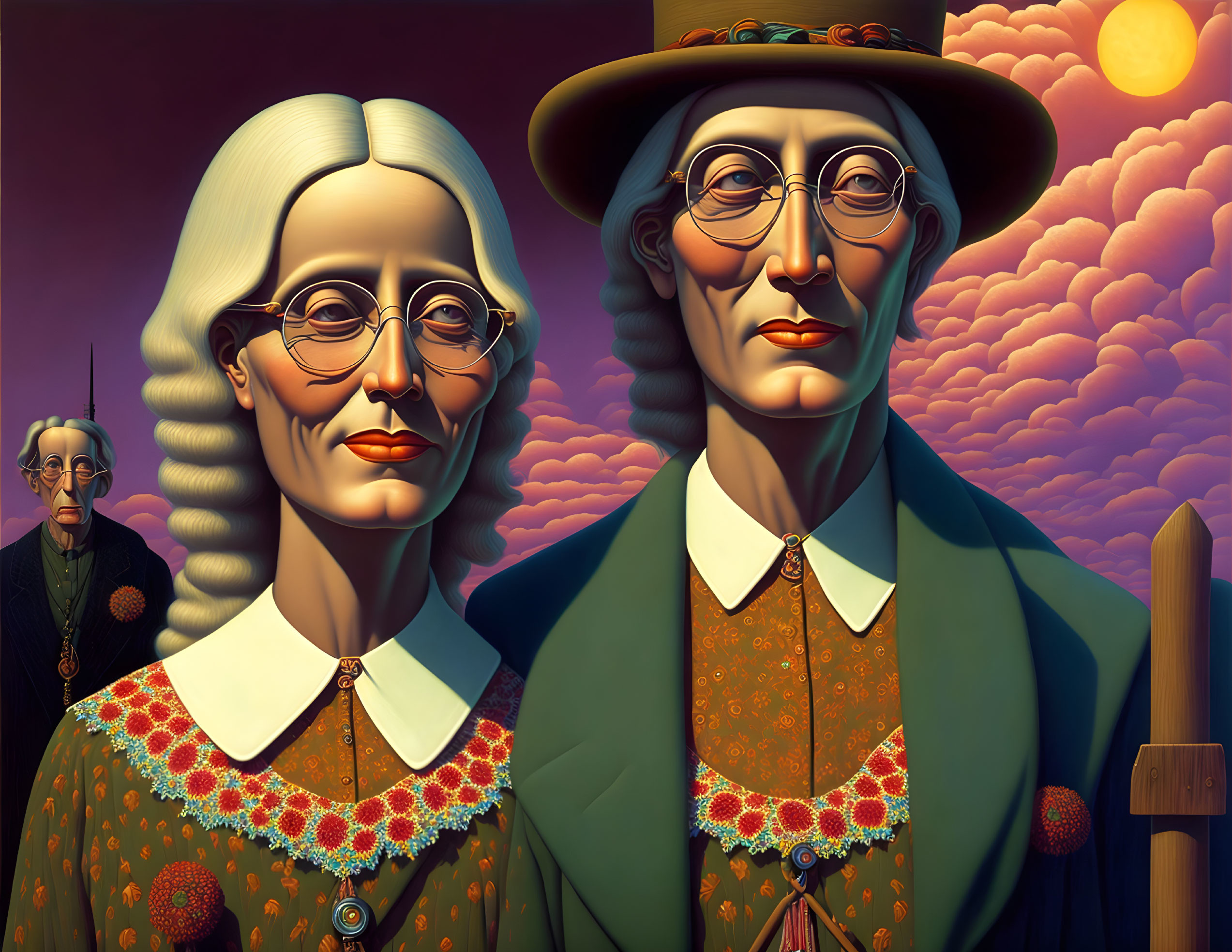 American Gothic Hippies