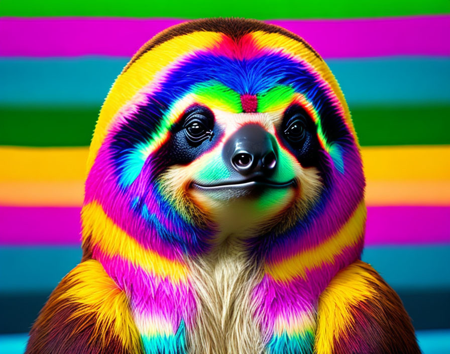 Striped sloth