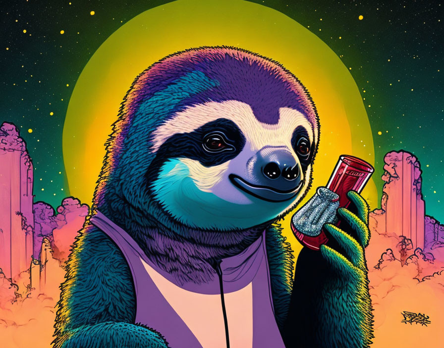Comic sloth
