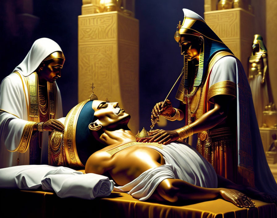  embalming the pharaoh