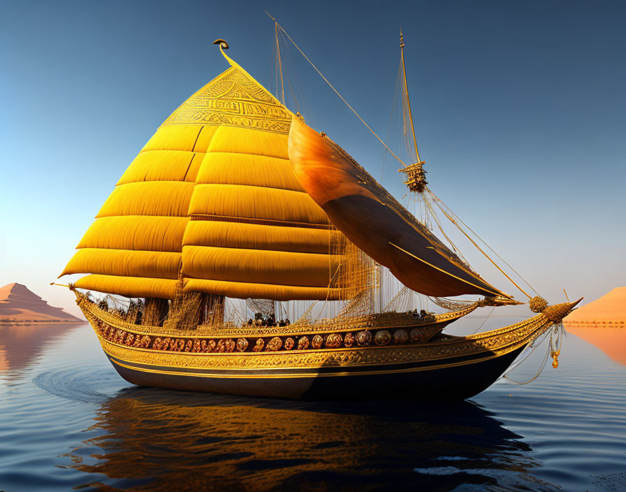 Pharaonic sun boat
