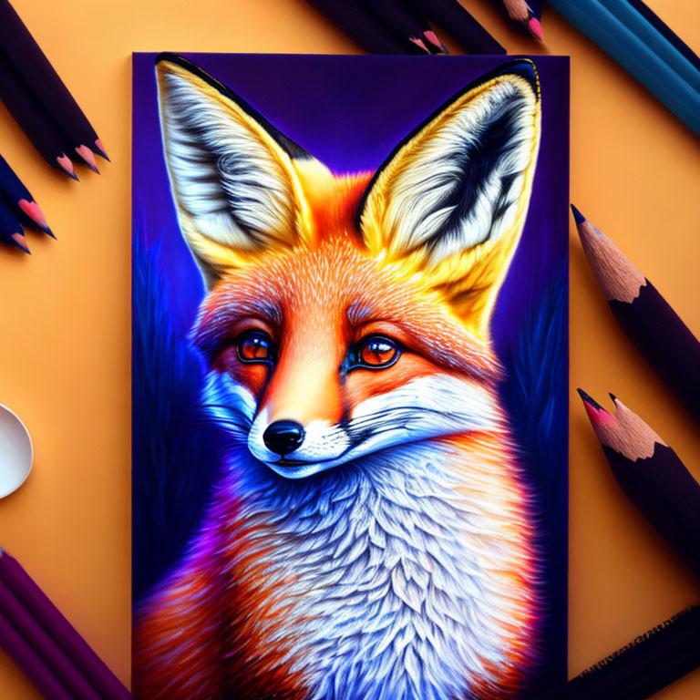 The Fox drawing