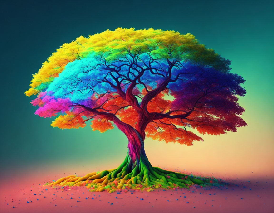 Tricolor Tree 