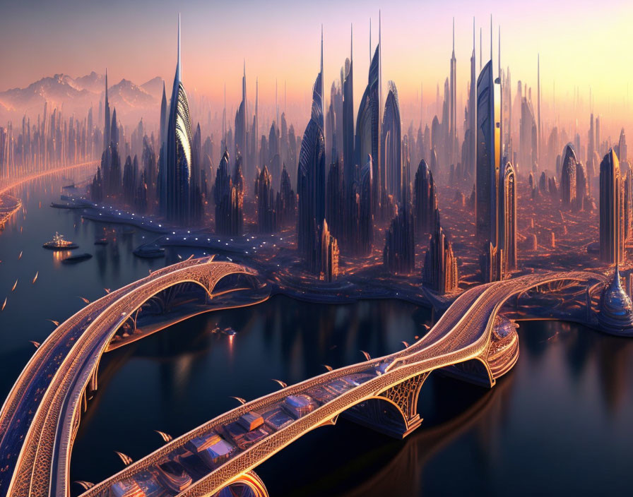 Just another Sci-fi city