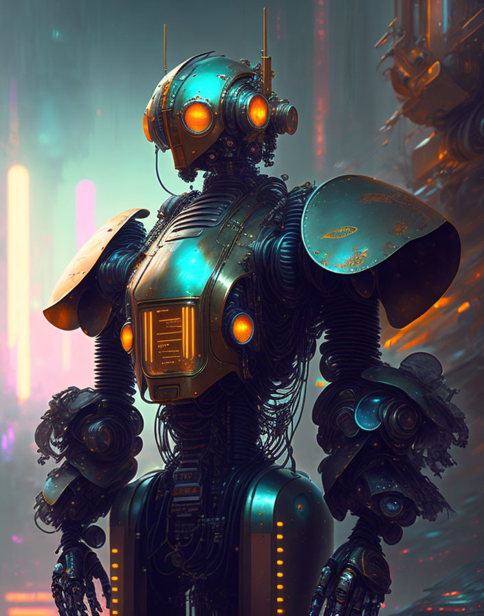 Cyberpunk Robot