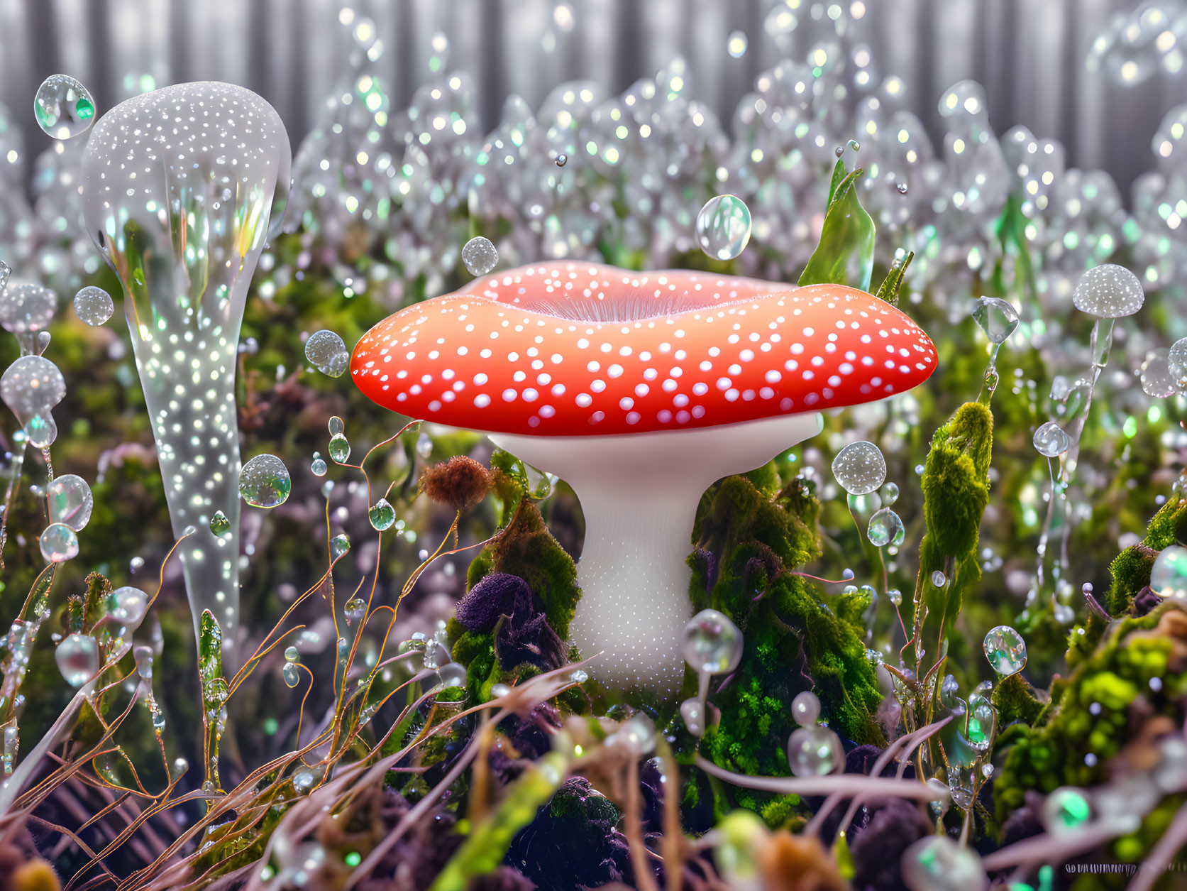 Futuristic mushroom