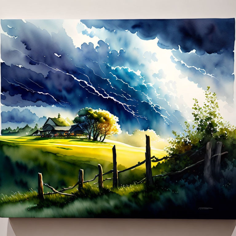 Storm over the shire