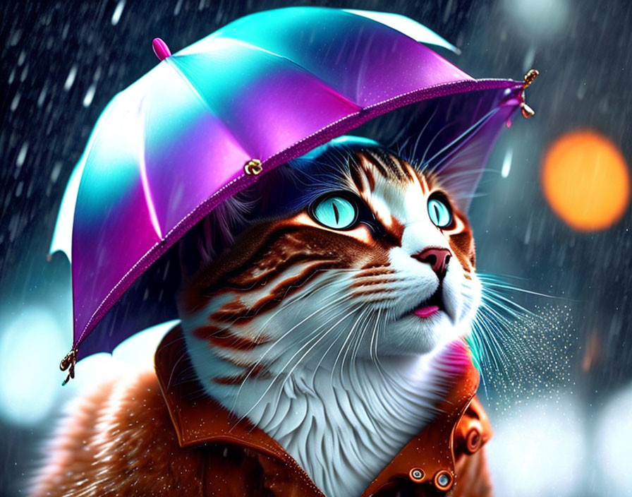 Umbrella kitty