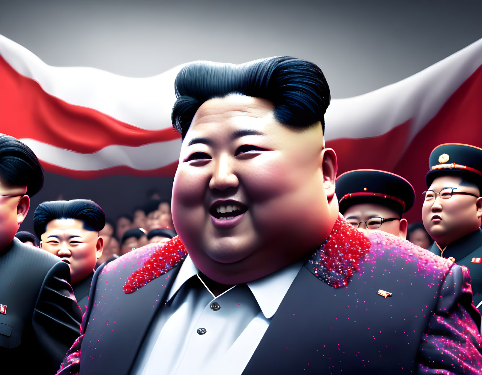  Kim Jong-Un like a Headbanger. 