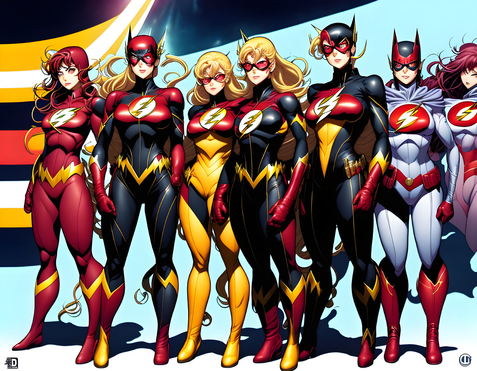 A Famous Anime Female The Flash Team