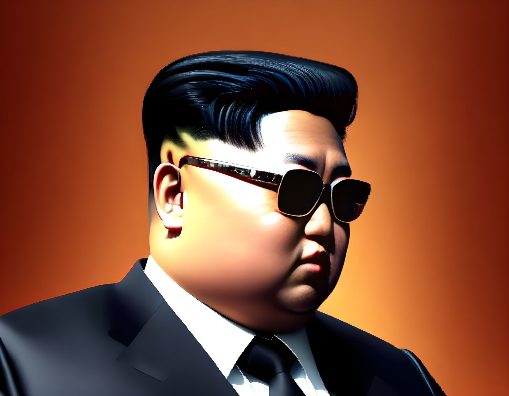 Kim Jong-un in Matrix. 