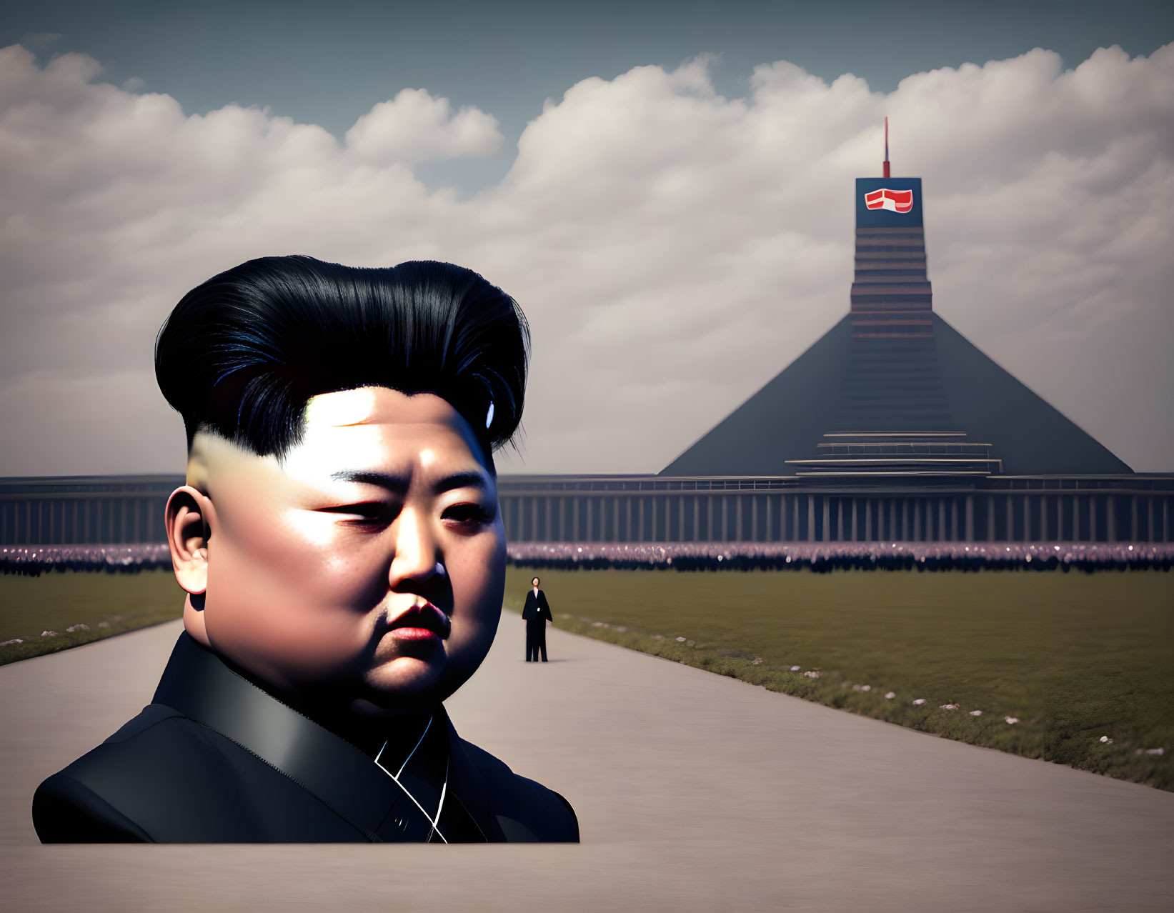 Kim Jong-Un like a Gothic