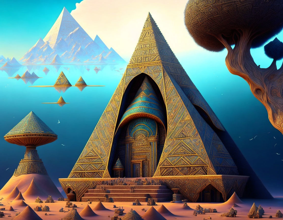 Pyramids and Spaceships