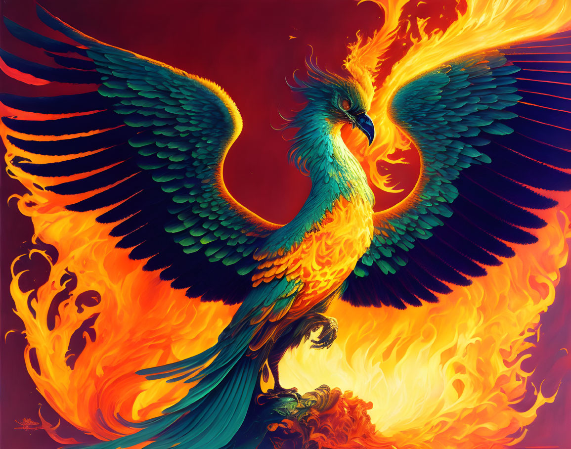 Phoenix in Flames