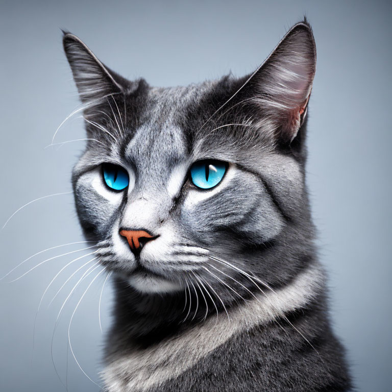 A blue cat