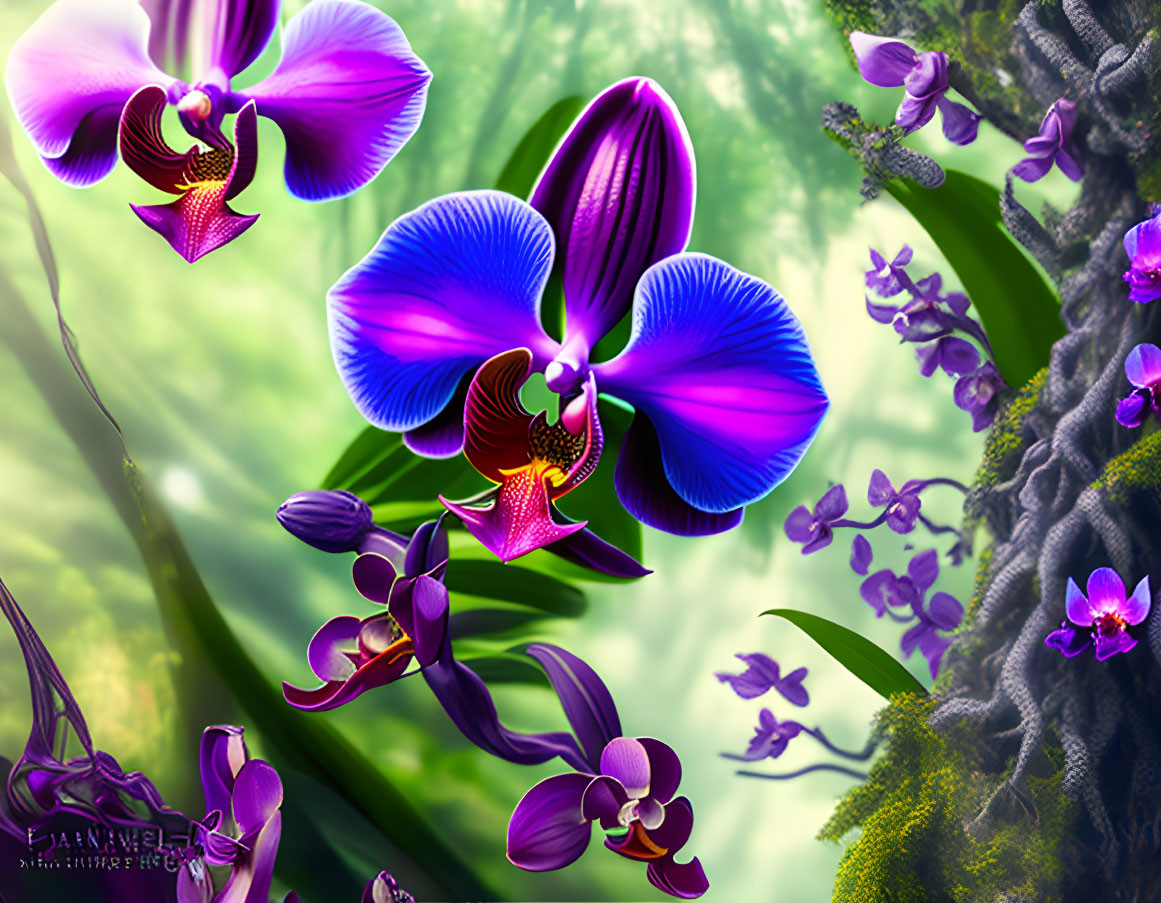 Rainforest orchid