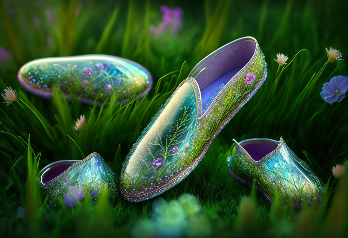 Lost glass slippers
