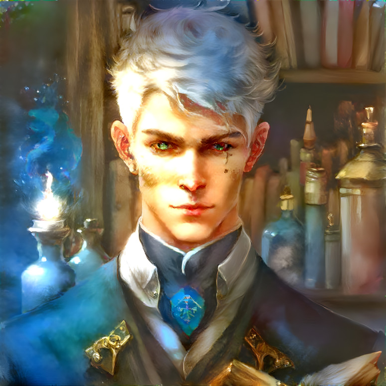 portrait of a wizard