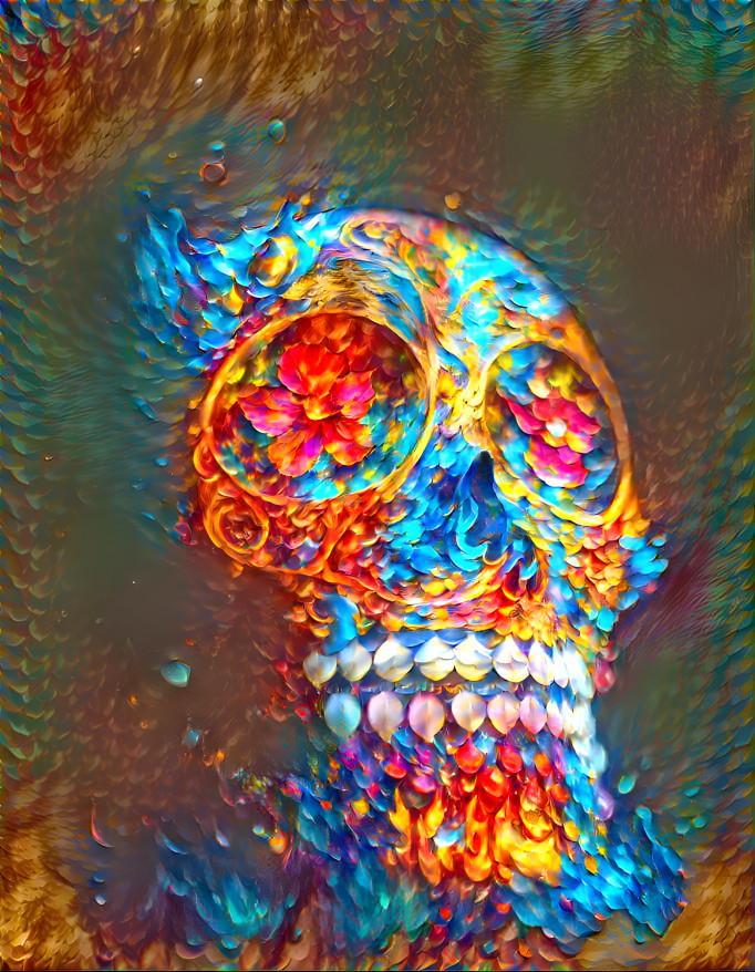 Mexican Skull Mixed colors