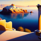 Iconic Santorini, Greece: White Buildings, Blue Domes, Aegean Sea at