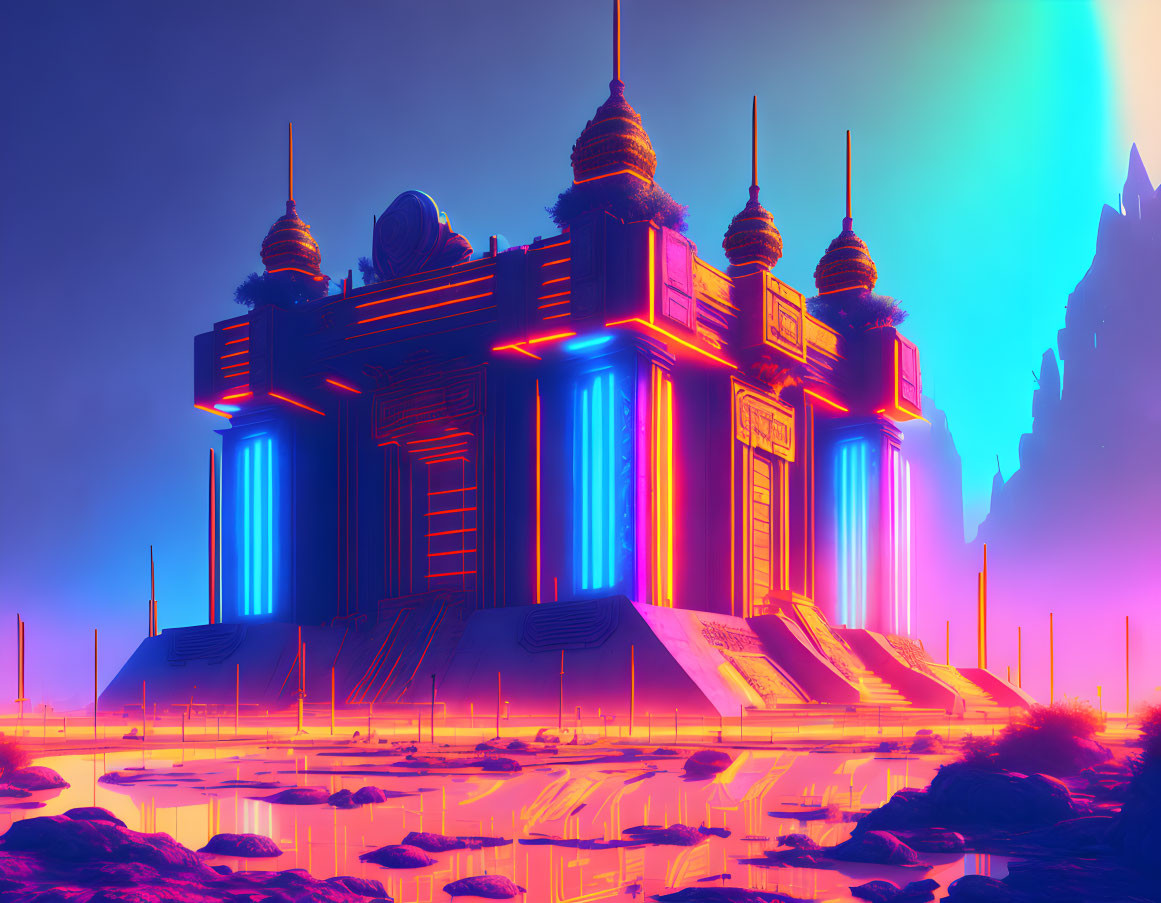  A technocratic temple in an urban wasteland