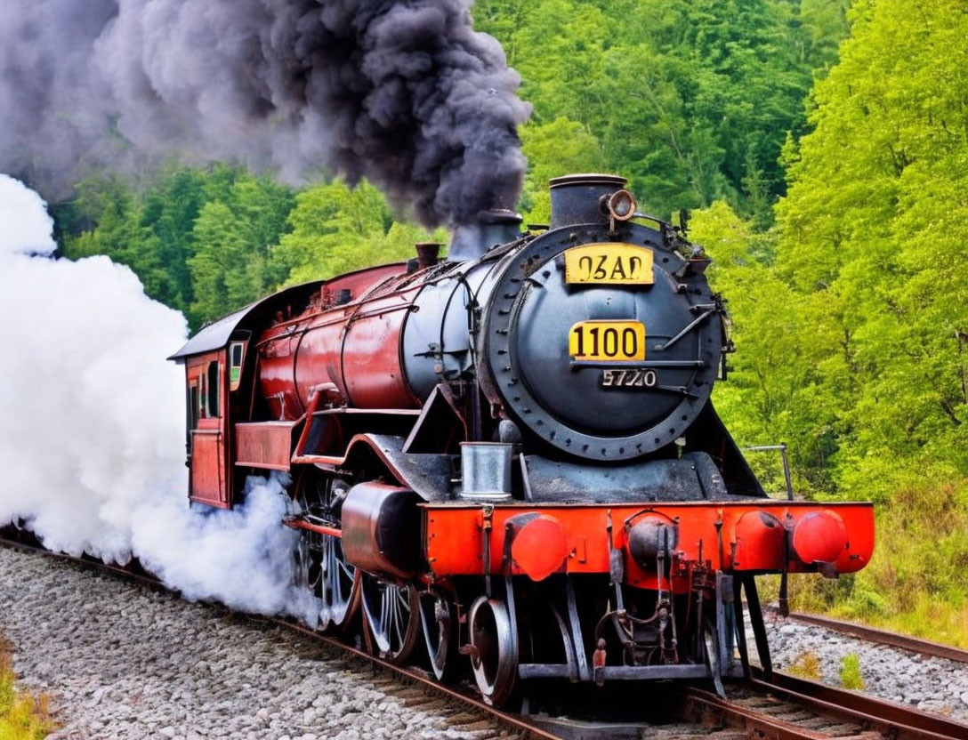 old  steam train