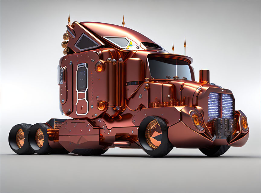 futuristic truck
